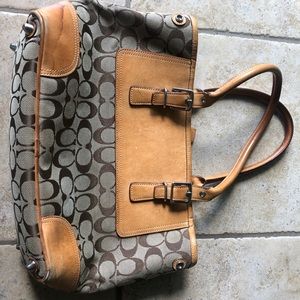 Used coach hand bag
